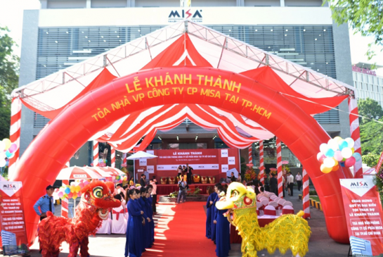 KHÁNH THÀNH TÒA NHÀ VĂN PHÒNG MISA DO PHÚ GIA LÀM NHÀ THẦU CHÍNH