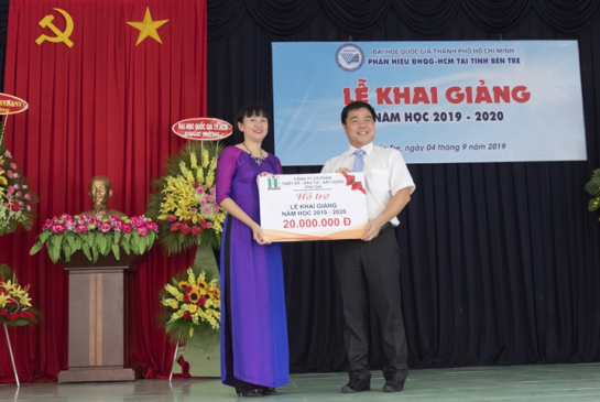 DỰ LỄ KHAI GIẢNG PHÂN HIỆU ĐẠI HỌC QUỐC GIA TP. HỒ CHÍ MINH TẠI TỈNH BẾN TRE NĂM HỌC 2019-2020