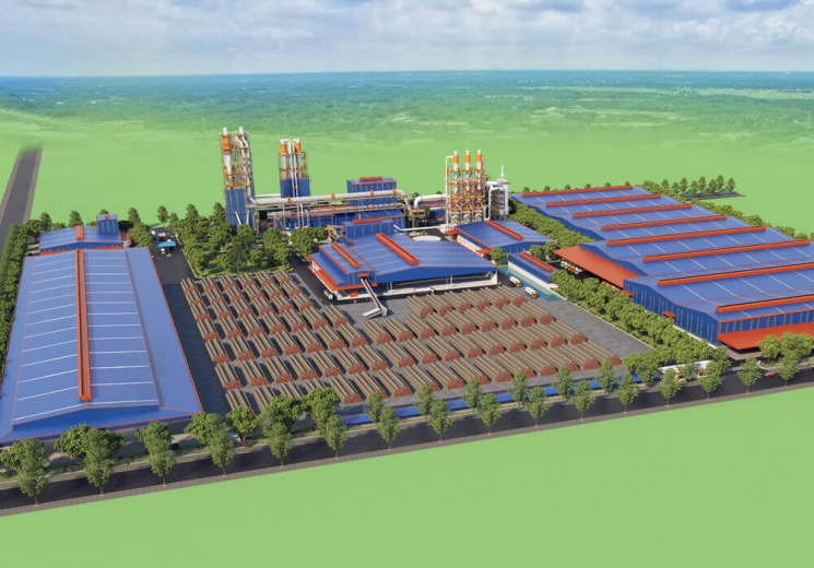 NHÀ MÁY SẢN XUẤT VÁN NHÂN TẠO VỚI CÔNG SUẤT 438.000 M3/ NĂM VÀ CHO THUÊ NHÀ XƯỞNG